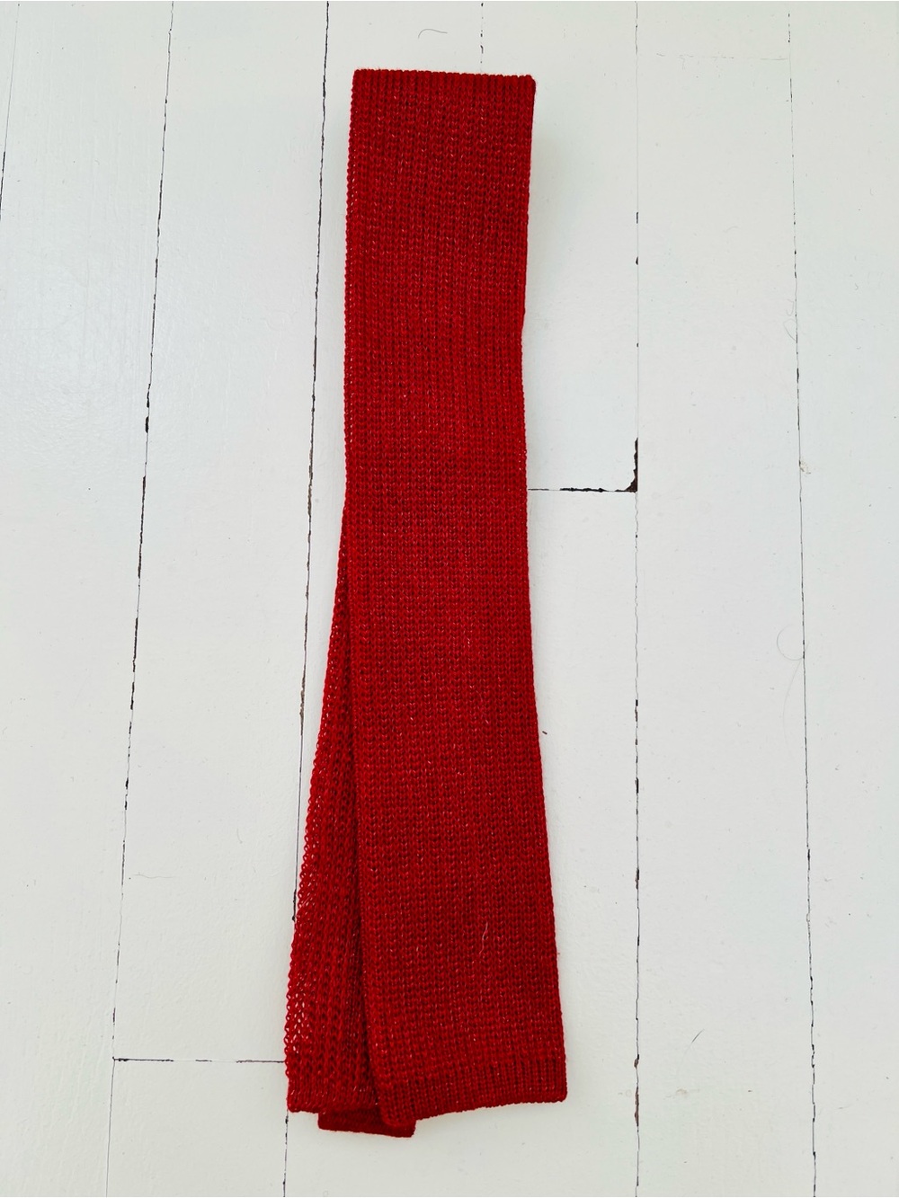 Suitsupply Red Knit Tie